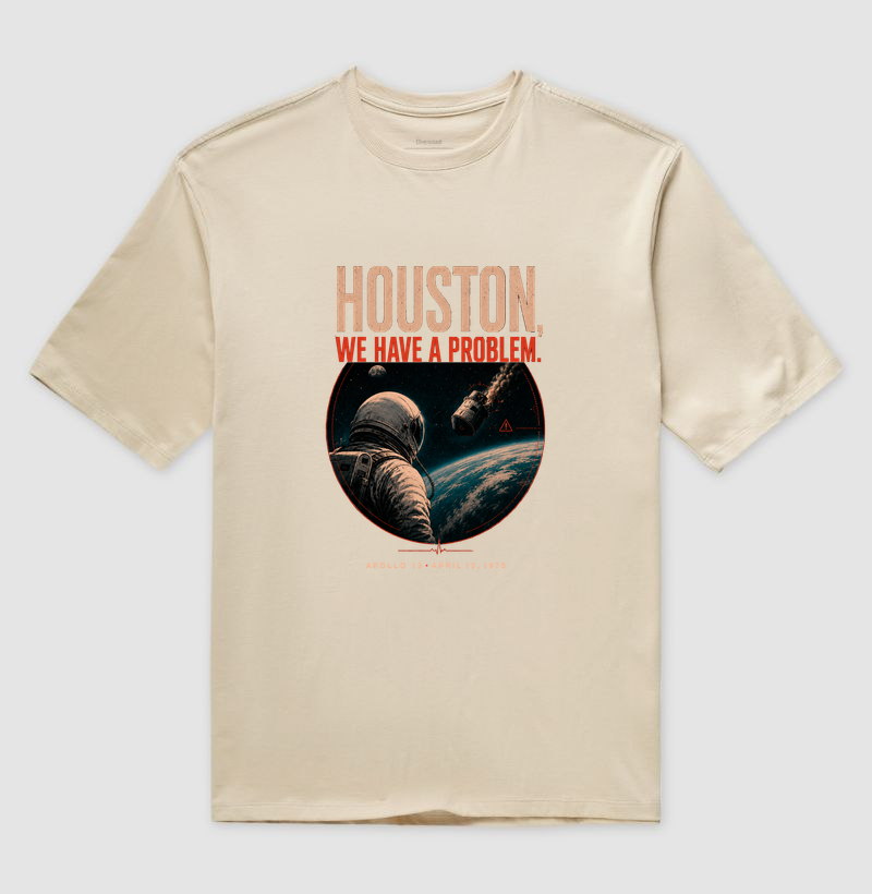 Camiseta - "We have a problem" - Imagem 3