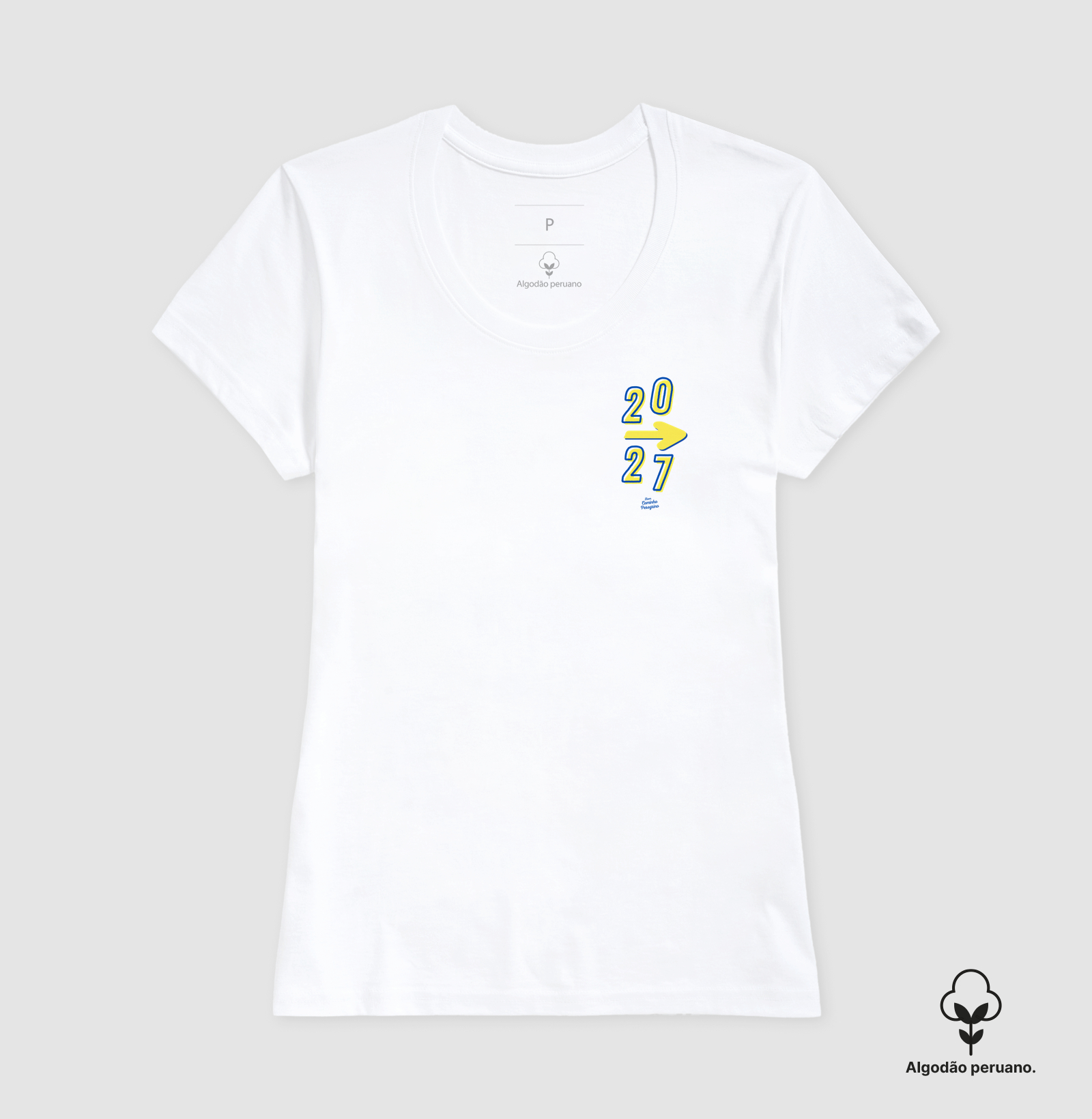 Camiseta 2027 no Caminho | Ano Santo Compostelano | Versão Bolso - Imagem 6