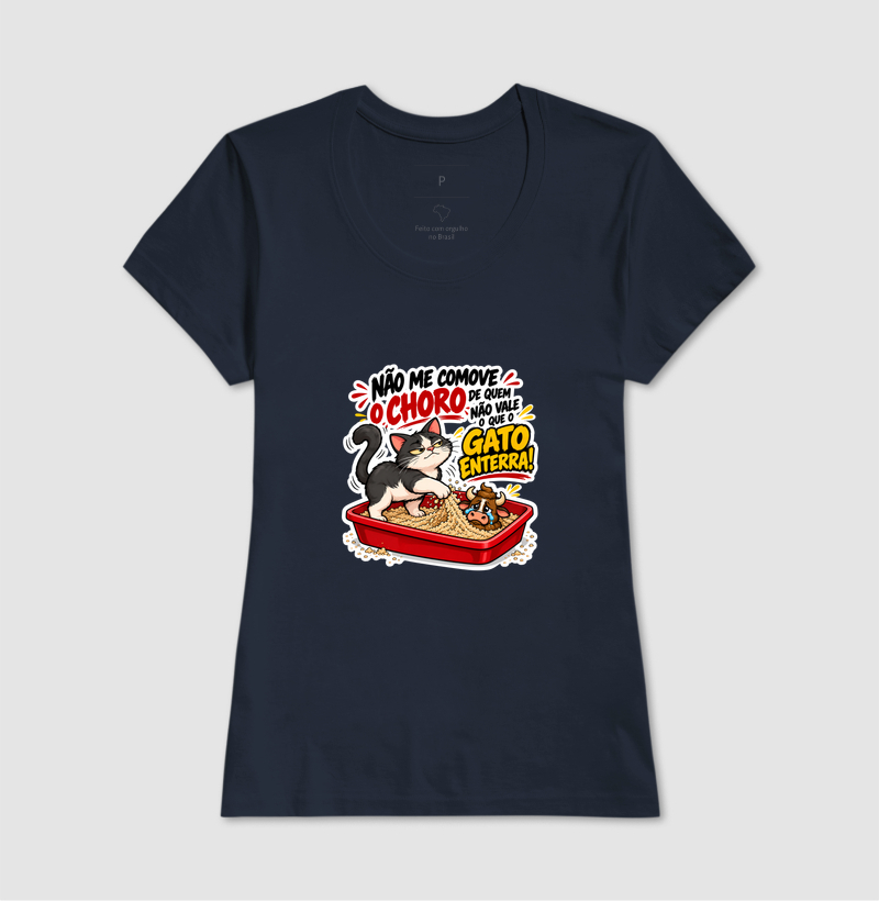 Camiseta Gato Poop em Algodão - Imagem 10