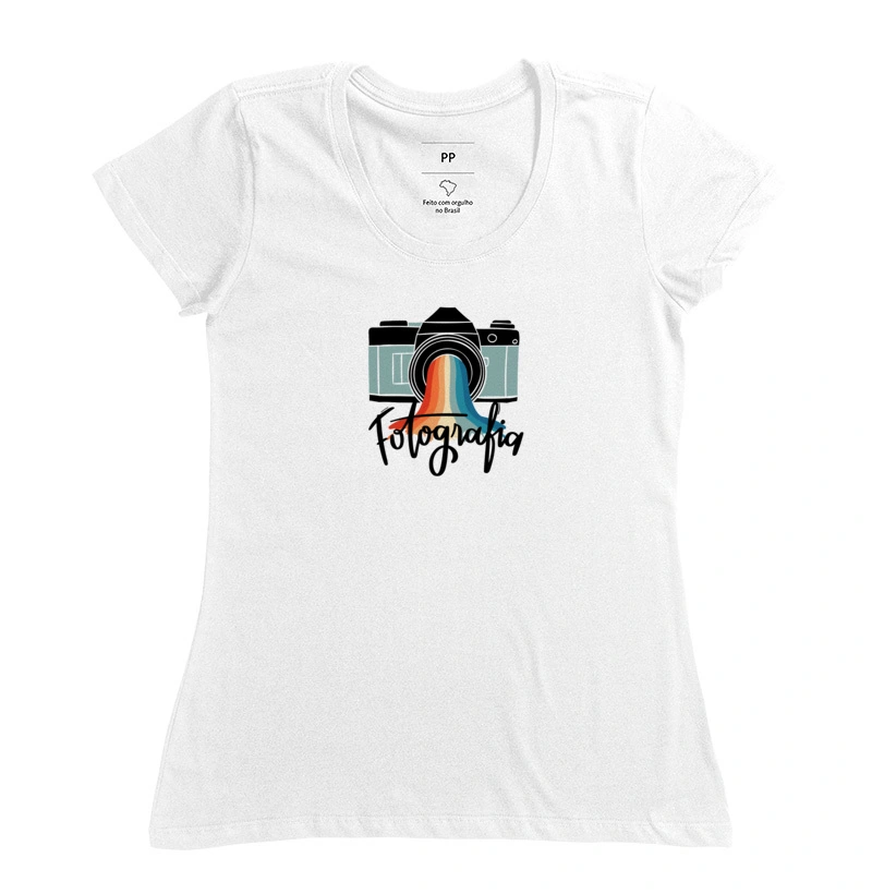 Camiseta fotografia arco íris  - Imagem 5