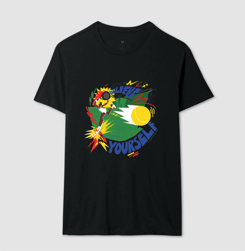 Camiseta Padel Believe In Yourself Retrô - Imagem 2