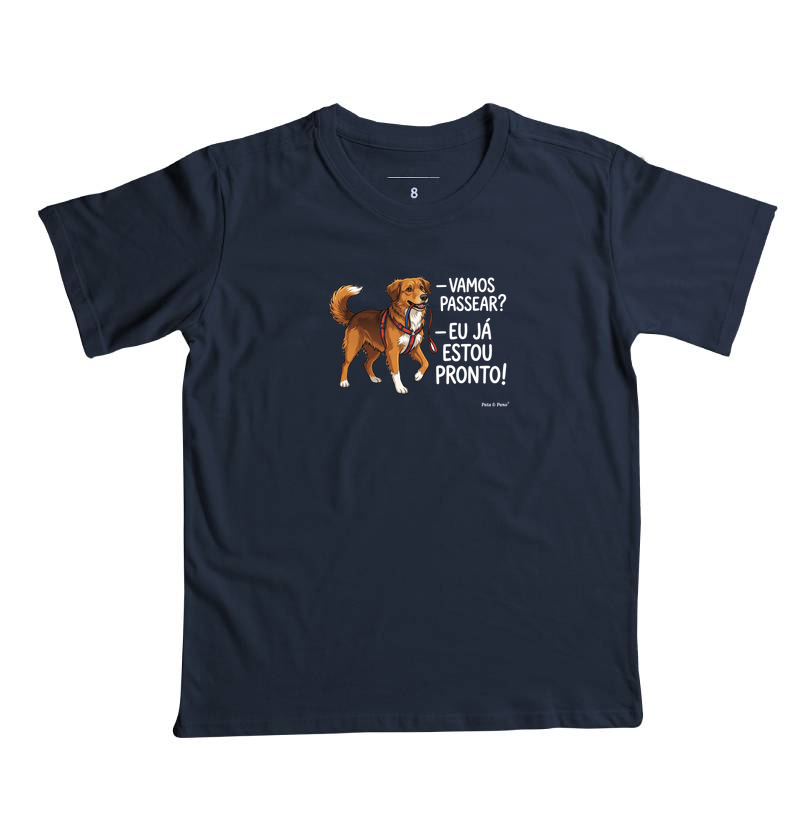 CAMISETA INFANTIL NOSSO MASCOTE PASSEAR  - Imagem 5