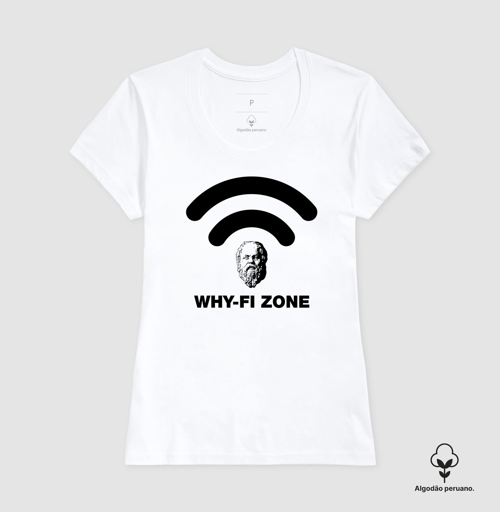 Camiseta Algodão Peruano Why-Fi Zone - Imagem 3
