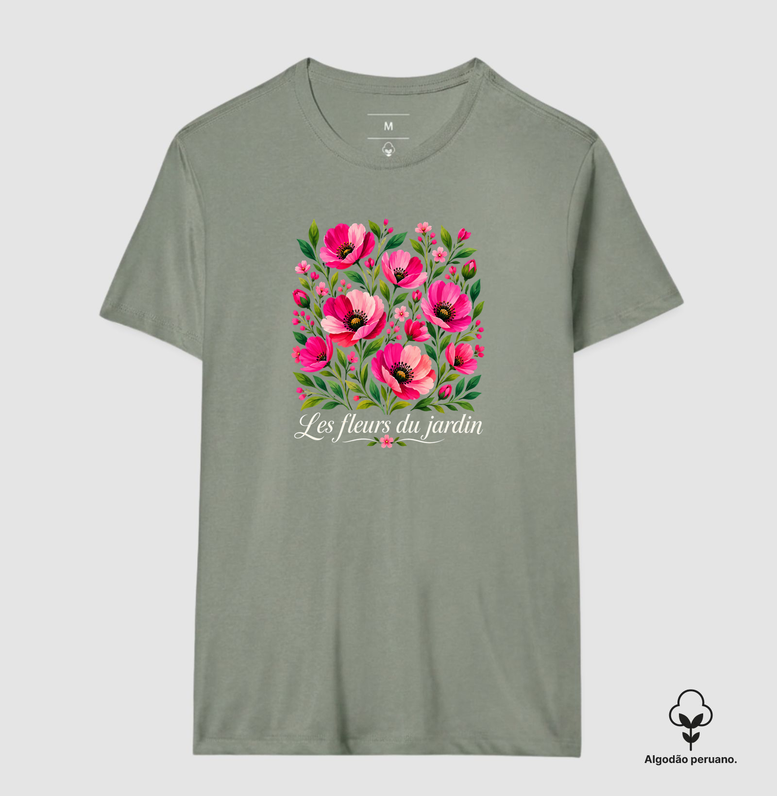 Camiseta Les fleurs du jardin - Imagem 5