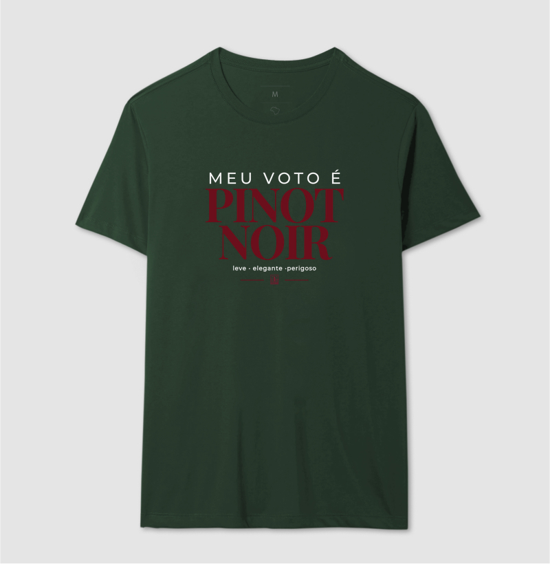 Camiseta “Meu Voto é Pinot Noir” – Wine Minimalista - Imagem 10