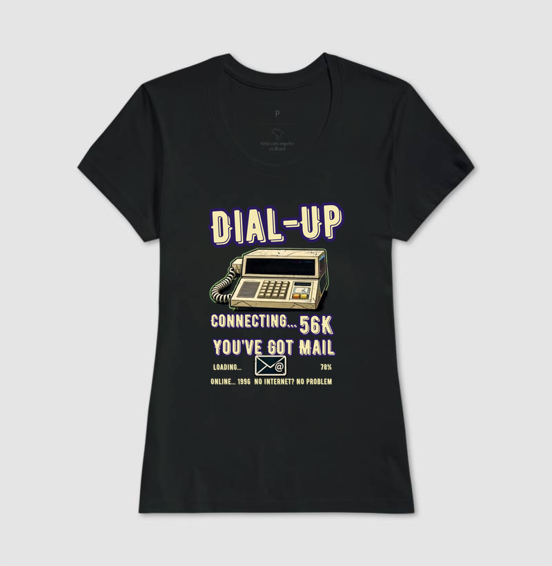  Camiseta Dial-Up - Imagem 3