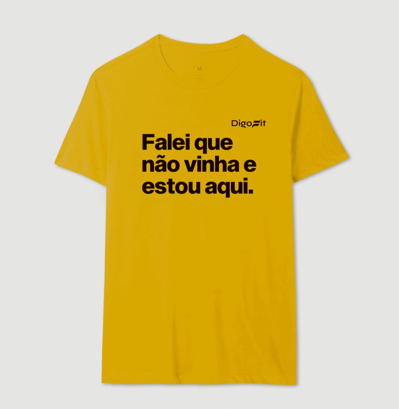 CAMISETA ACADEMIA FALEI QUE NÃO VINHA E ESTOU AQUI - Imagem 14