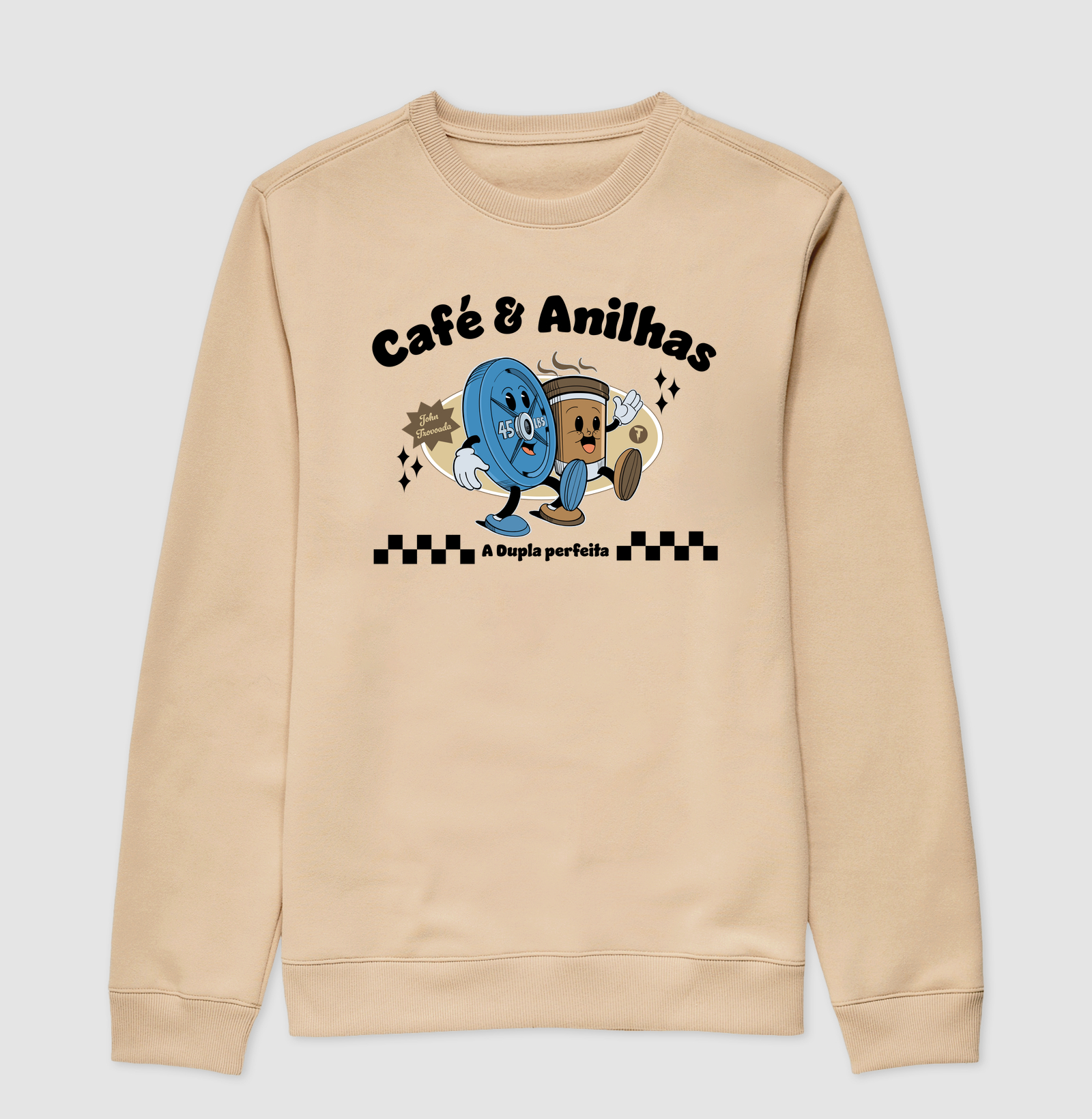Suéter Café & Anilhas 