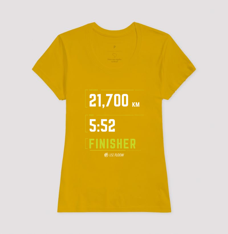 Camiseta Meia Maratona - Finisher 21,7 K Pace 5:52 - Imagem 15
