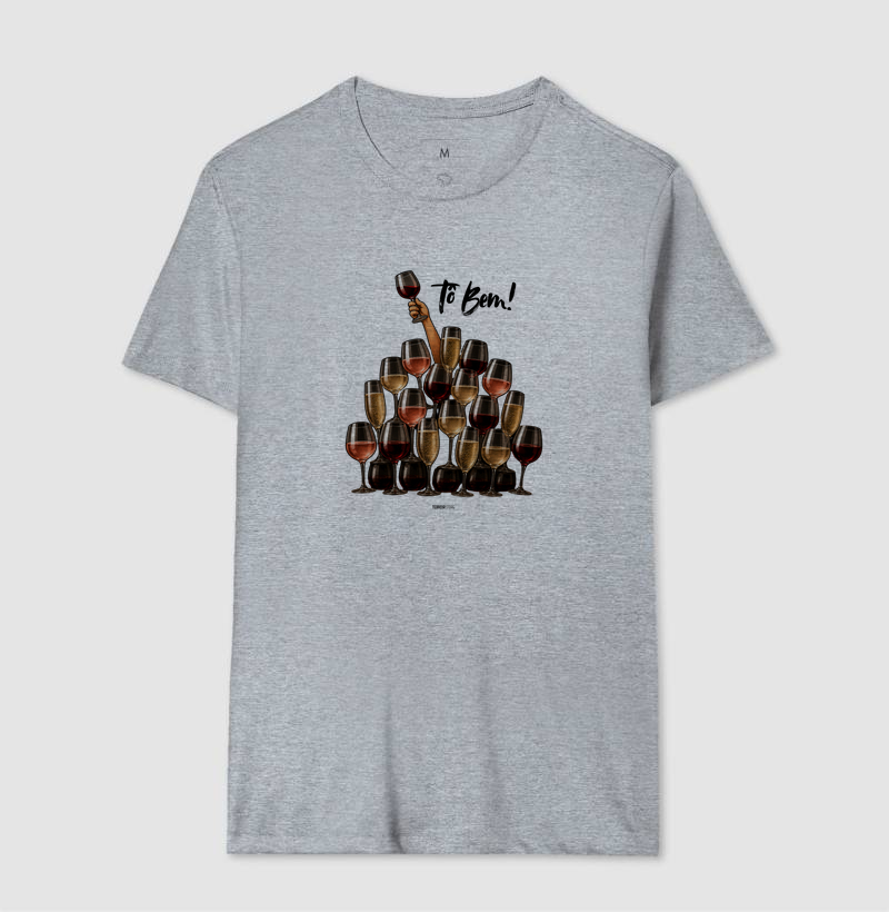 Camiseta Vinho - Tô Bem! - Taças - Imagem 8