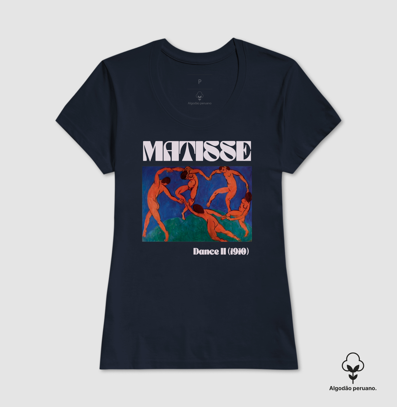 Camiseta Henri Matisse Dance 1910 Unissex Algodão Peruano Premium - Imagem 5