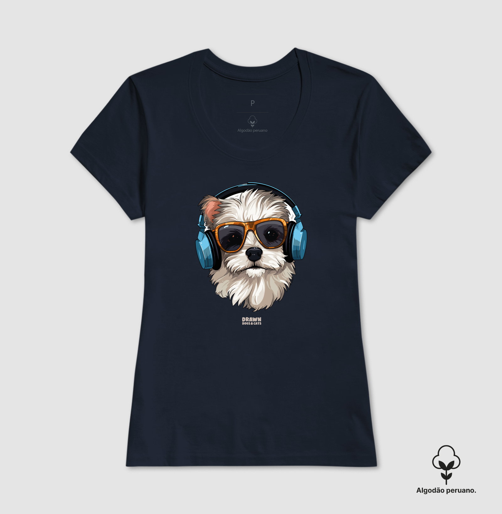Shih Tzu de phone e óculos escuro - Imagem 2