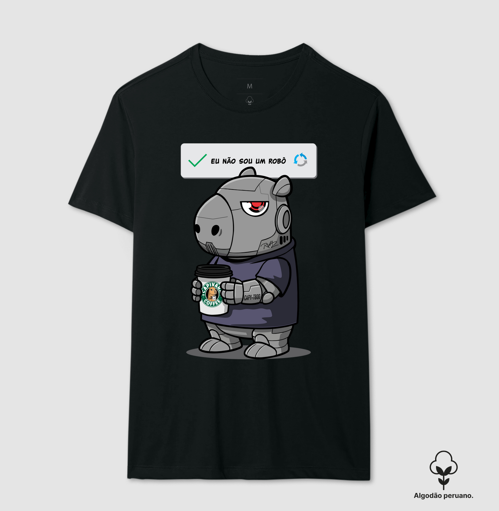 Camiseta Capivara Robô - Imagem 3