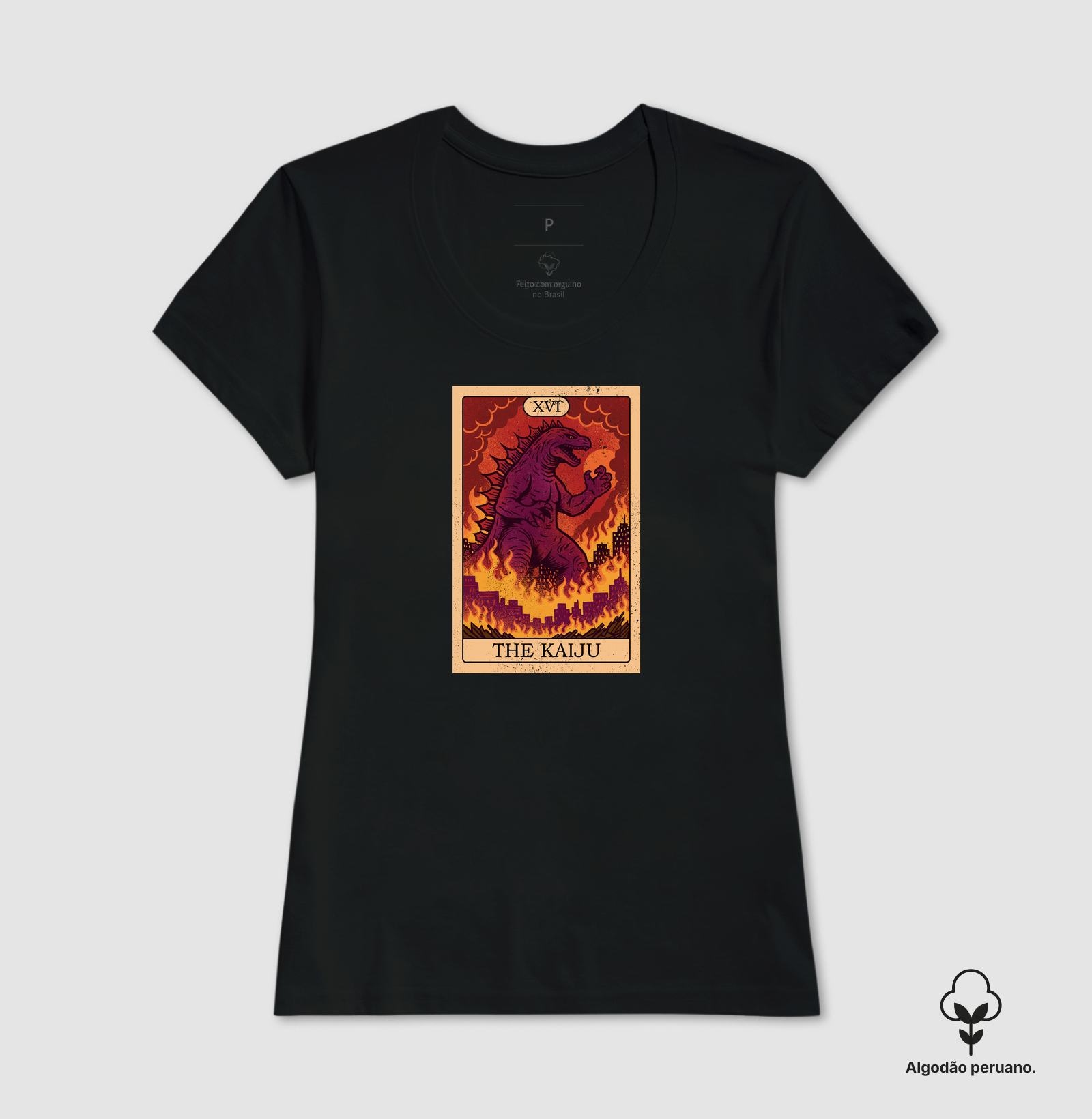 Camiseta Algodão Peruano O Kaiju - Imagem 3