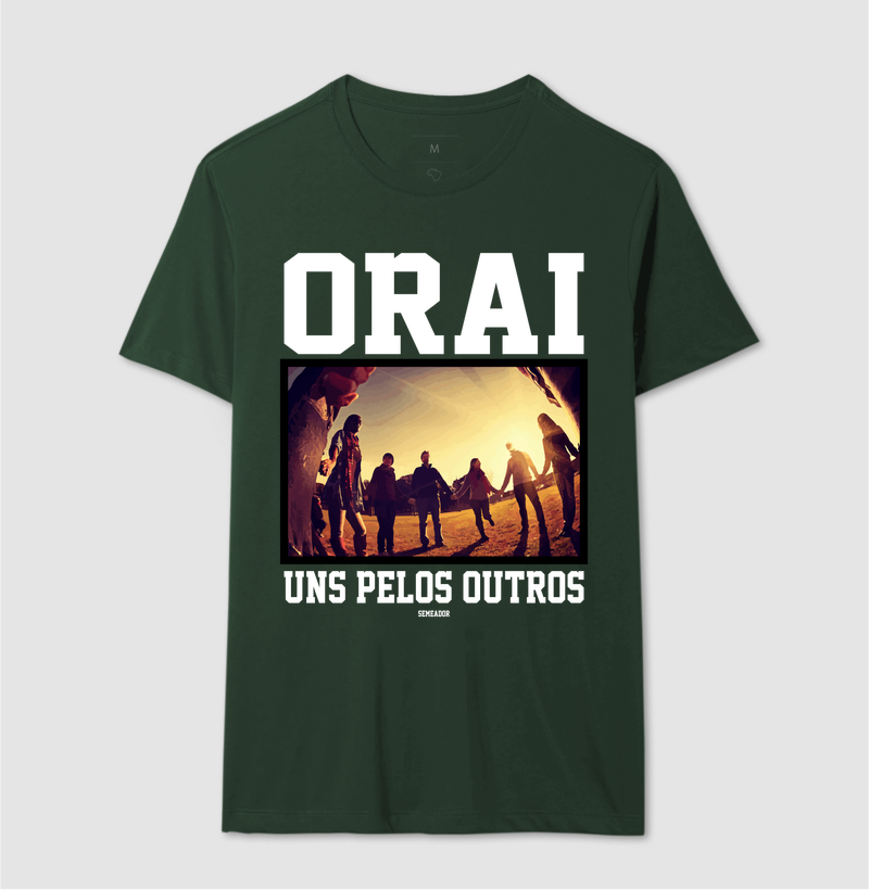 Camiseta Cristã Orai Uns Pelos Outros - Imagem 12