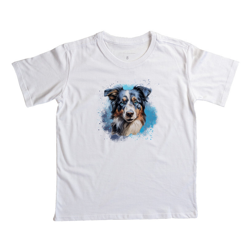 Blue Merle Border Collie Kids