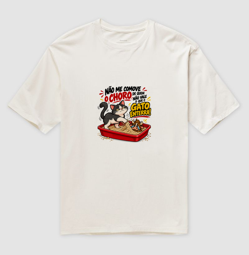 Camiseta Gato Poop em Algodão - Imagem 4