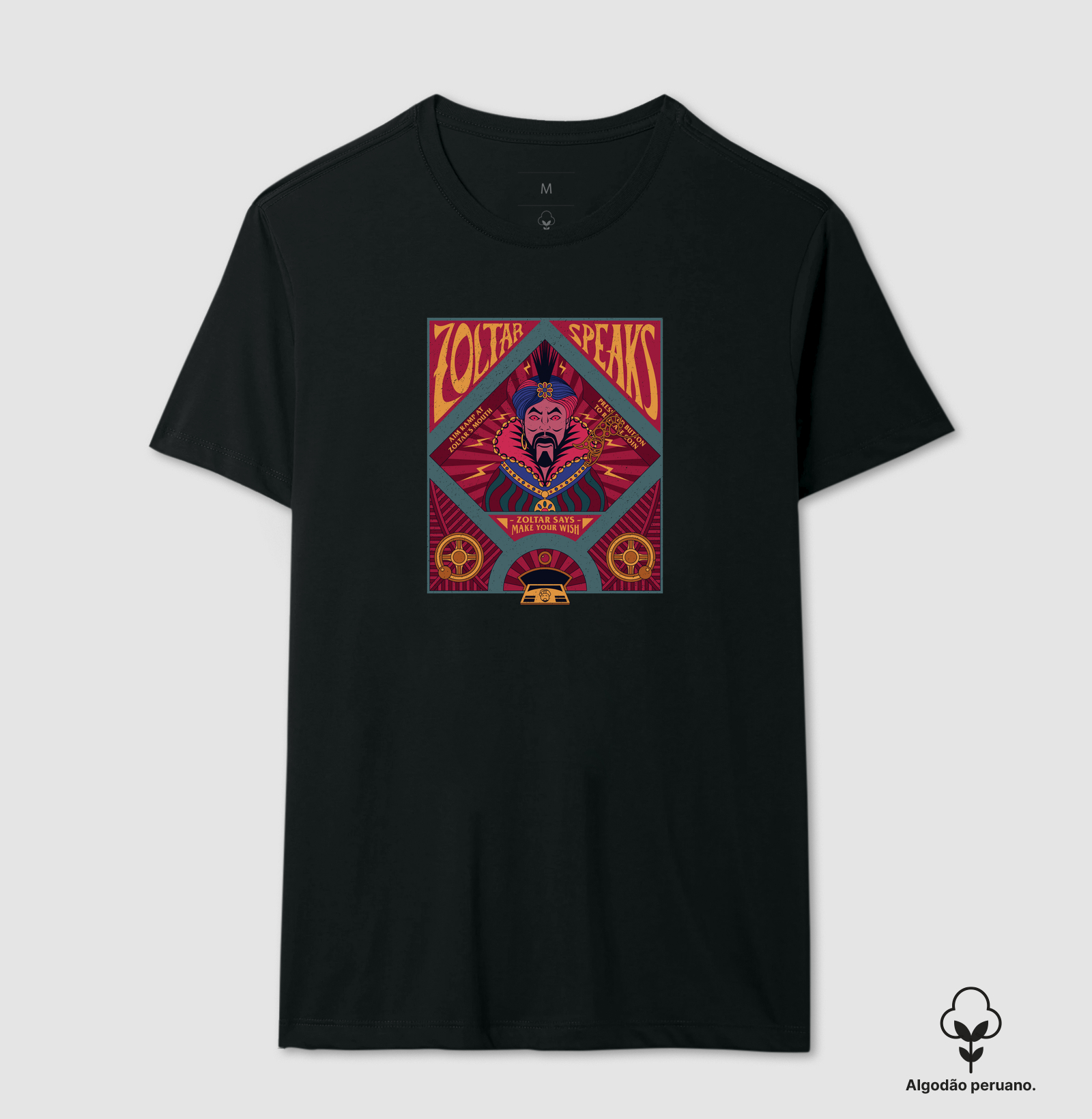 Camiseta Algodão Peruano Cuidado com o Que Deseja - Imagem 2