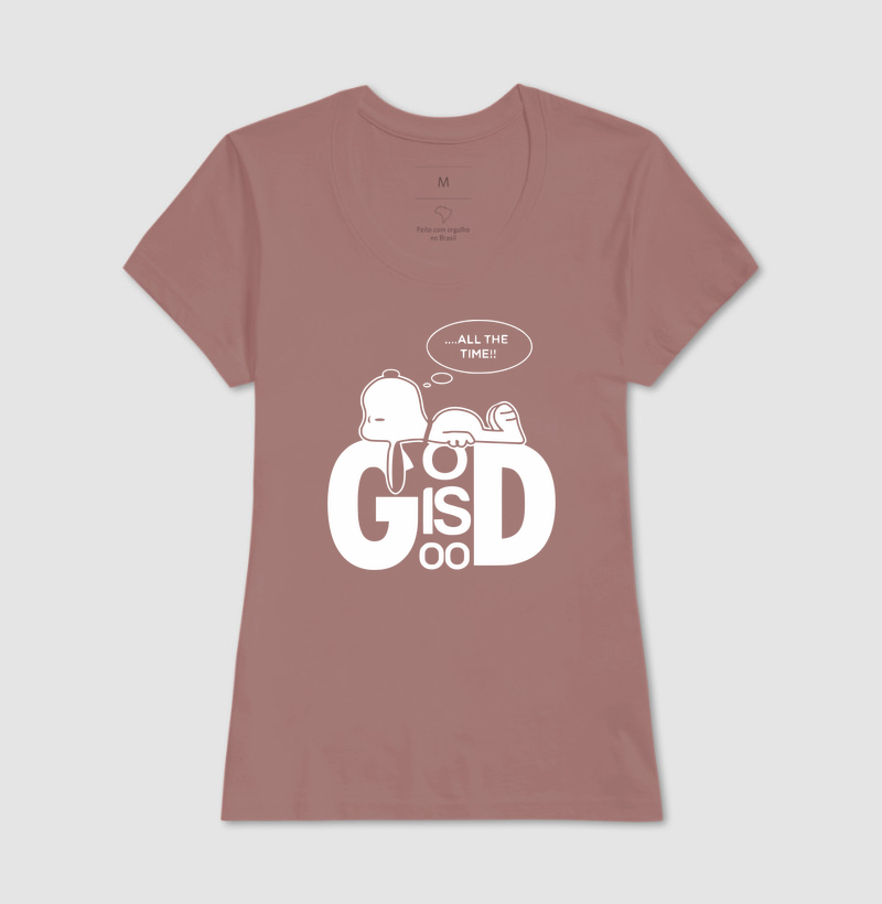 Camiseta Feminina God is Good - Imagem 5