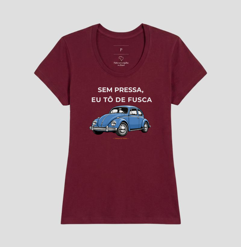 Sem pressa, eu tô de fusca - Azul médio acinzentado - Imagem 17