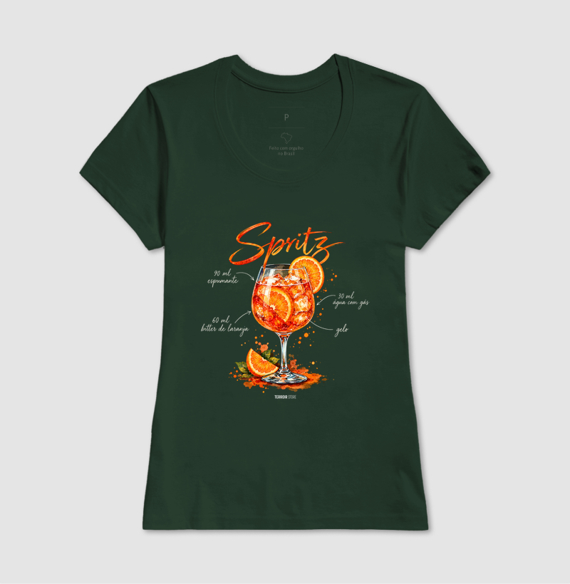 Camiseta Spritz – Drink com Espumante e Bitter de Laranja - Imagem 9
