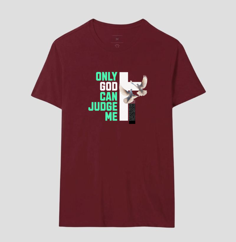 Camiseta Masculina Only God Can Judge Me - Imagem 5