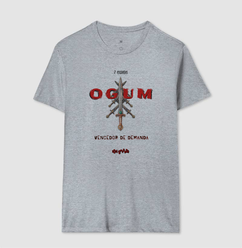 camiseta OGUM vencedor de demanda masculina - Imagem 7