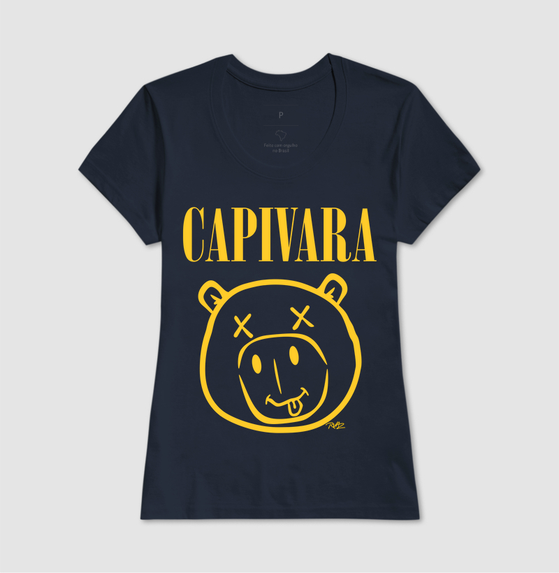 Camiseta Capivara Grunge - Imagem 5