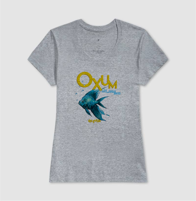 camiseta OXUM mãe das águas doces feminina - Imagem 3