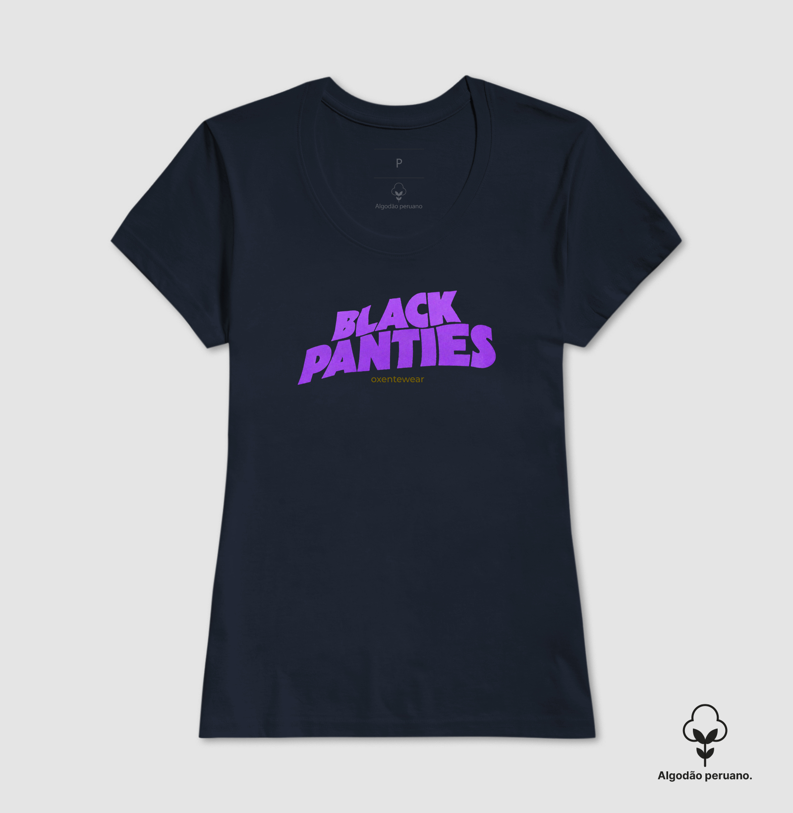 Camiseta Black Panties (Calcinha Preta) | OxenteWear - Imagem 5