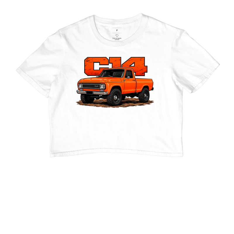 Camiseta cropped feminina C14 - Imagem 6