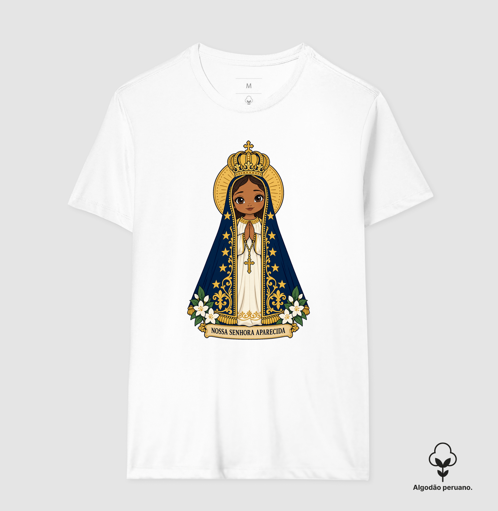 Nossa Senhora Aparecida estilo chibi - Imagem 7