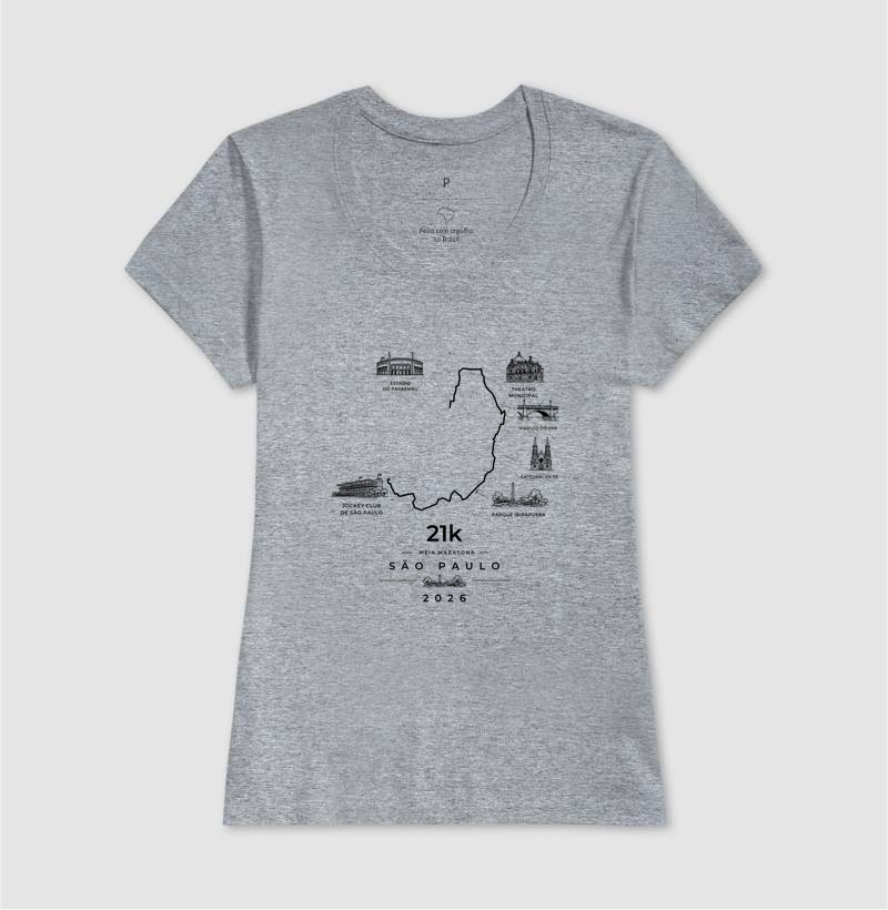 Camiseta Meia Maratona - 21 K Por São Paulo 2026 - Imagem 9