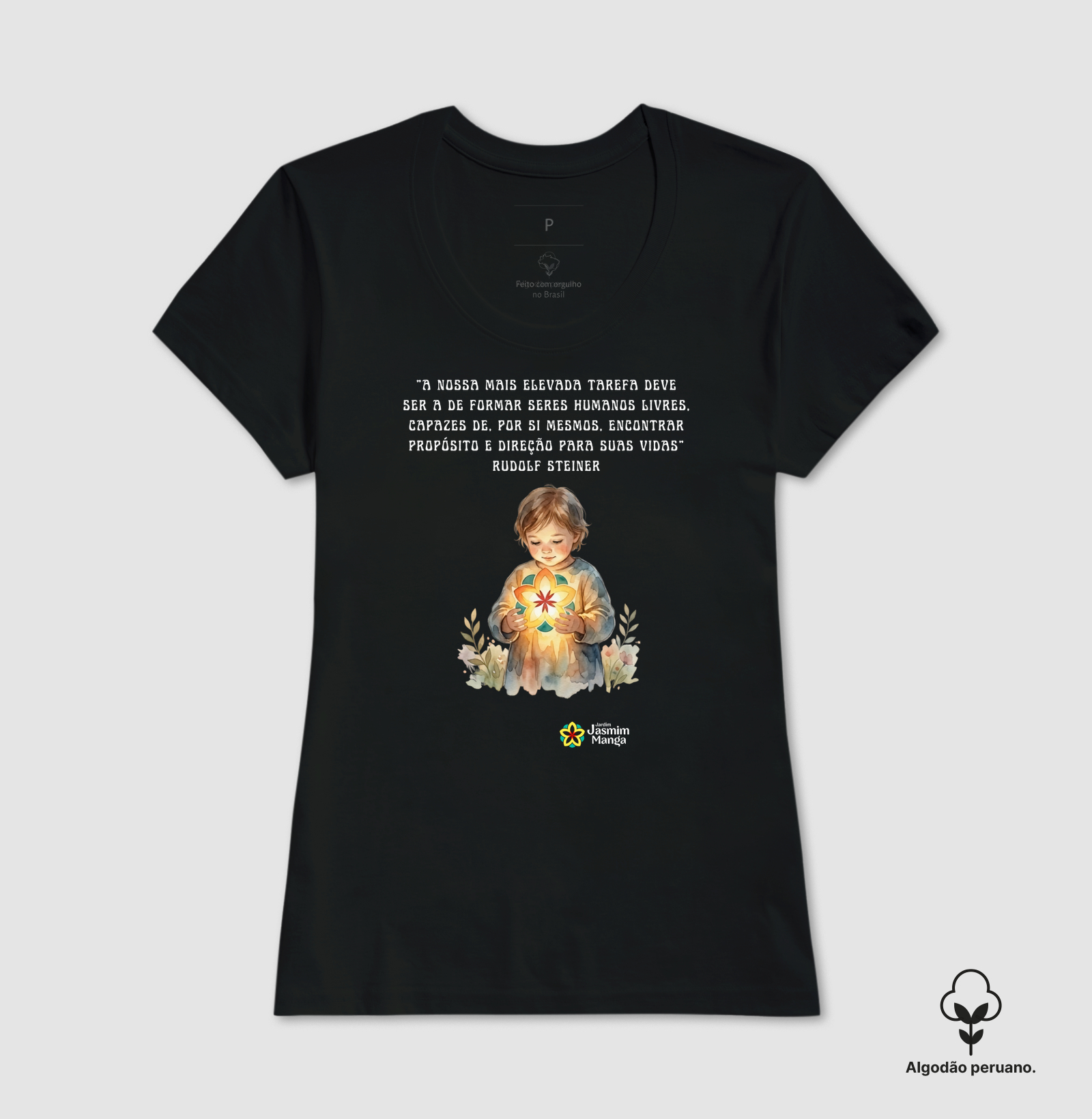 Camiseta Premium Jasmim Manga - Imagem 9