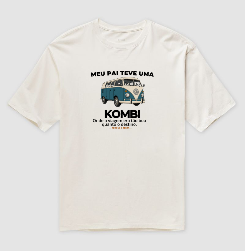 Meu pai teve uma - KOMBI - azul com branco - Imagem 4
