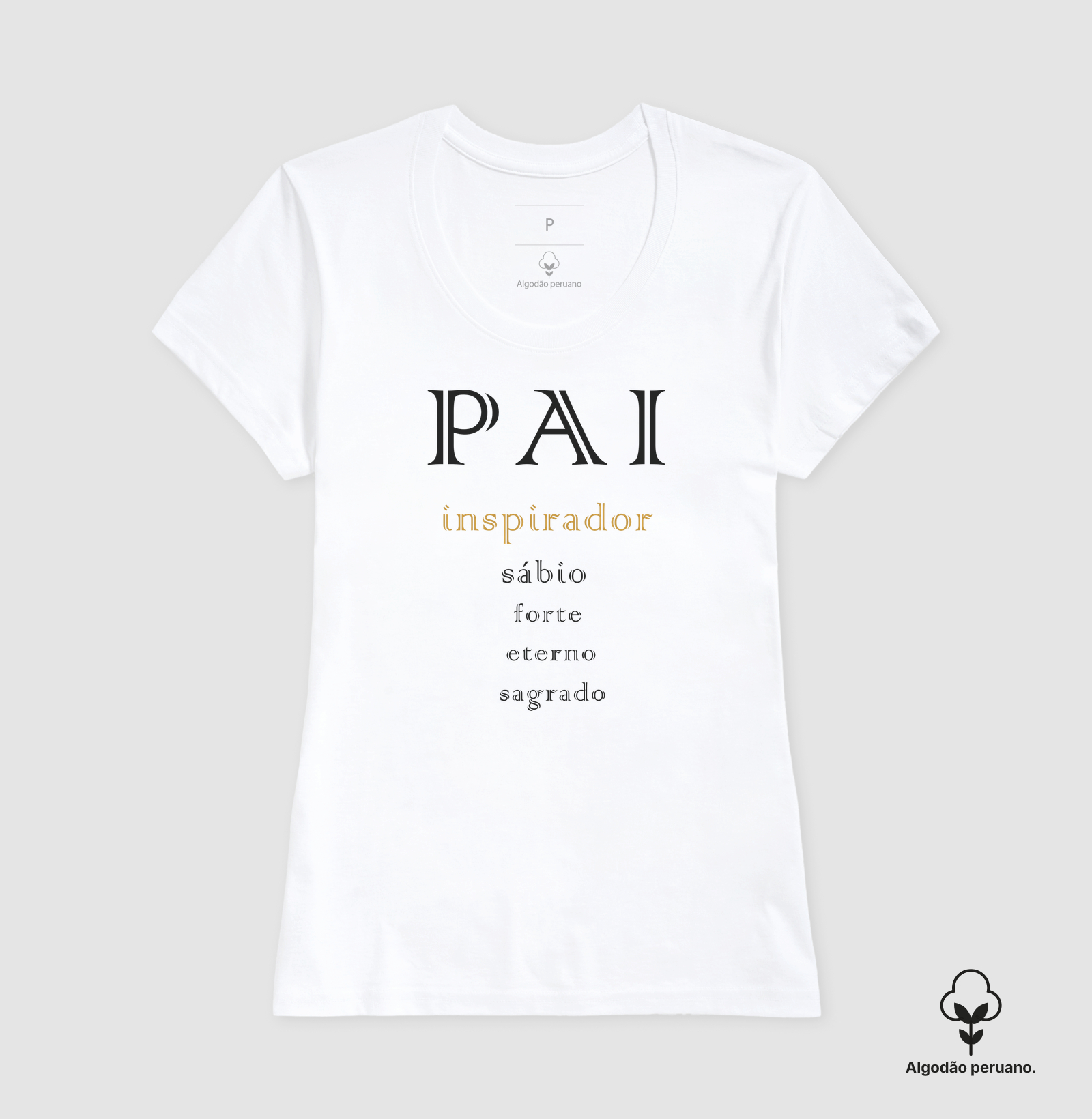 Pai • Inspirador (algodão peruano) - Imagem 8