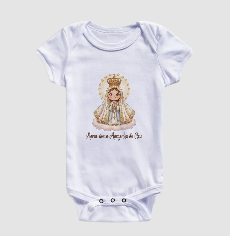 Body Infantil Maria, Nossa Mãezinha - Imagem 3