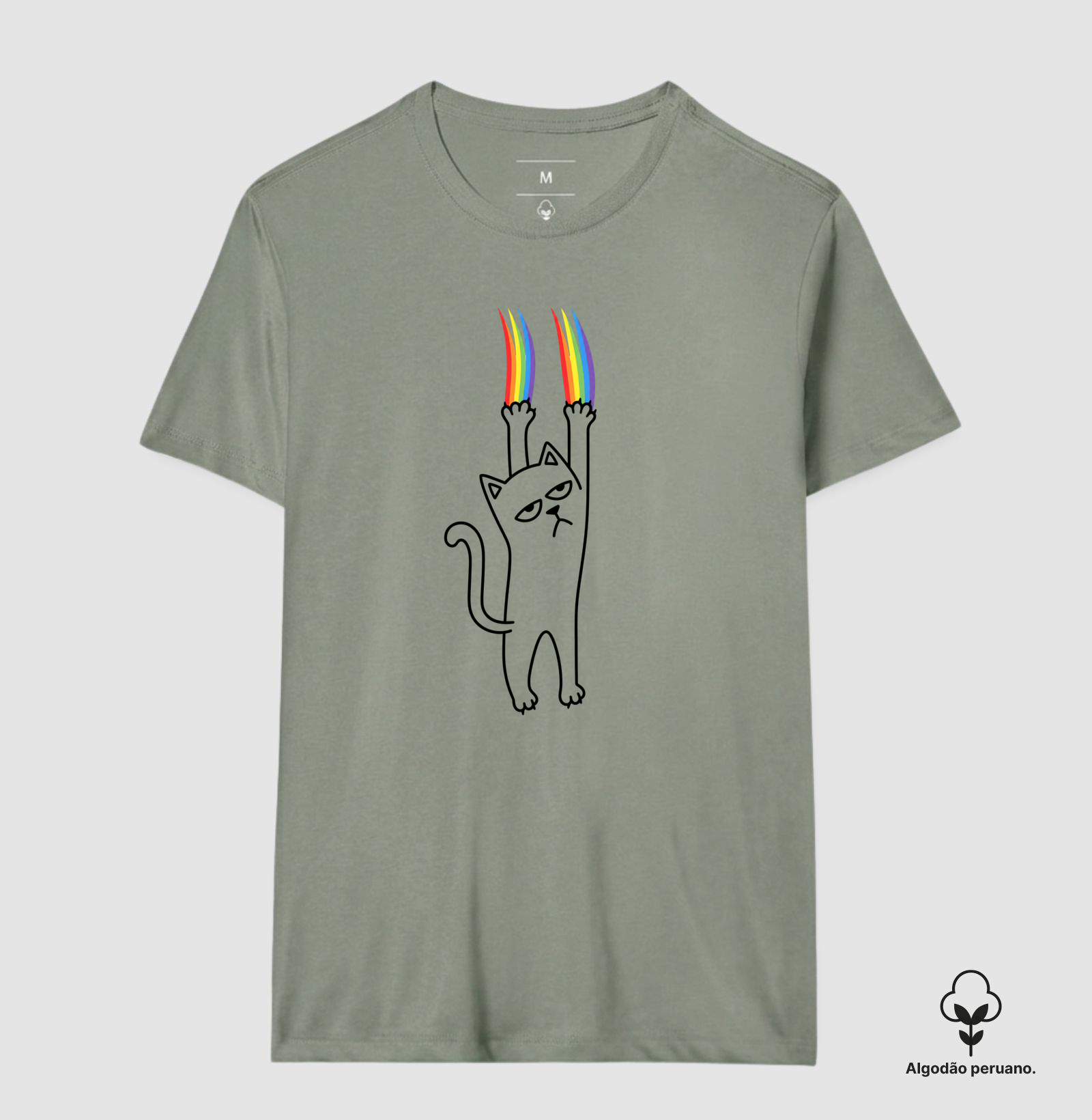 Rainbow Cat — LGBT, Orgulho Gay, Gato Queer, Humor | Ô Bicha! - Imagem 5