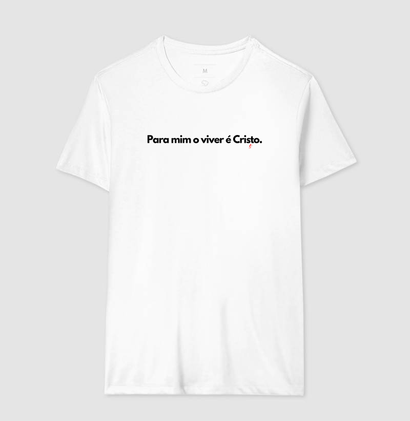 Camiseta Cristã O Viver É Cristo - Imagem 4