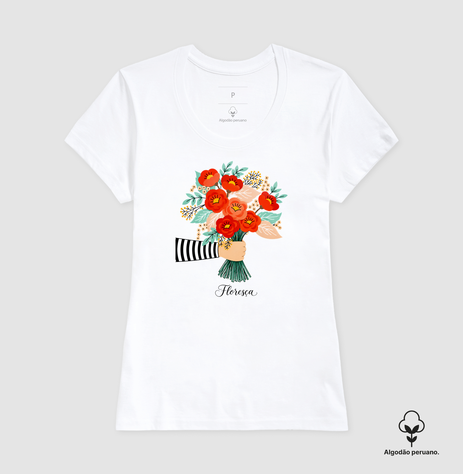 Camiseta Buquê de flores - Imagem 7