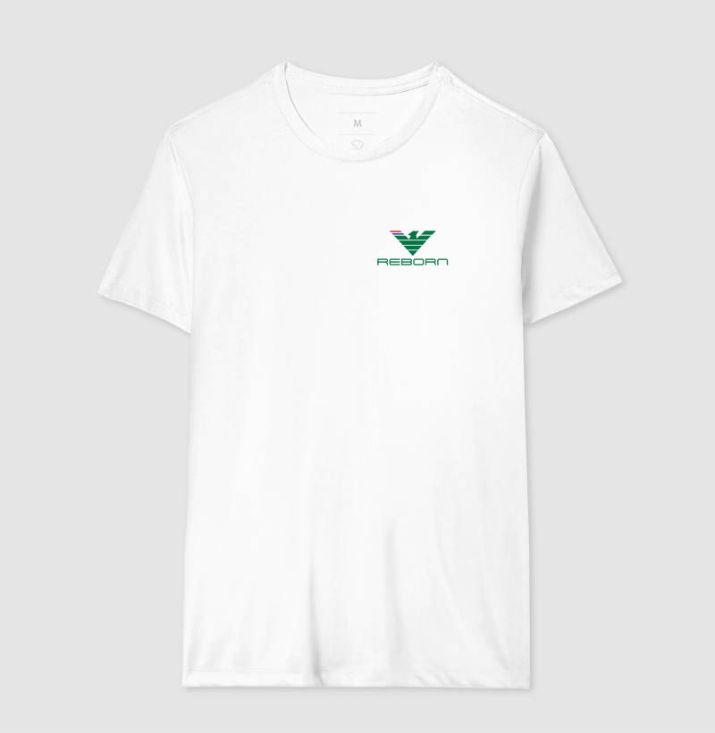 Vestir essa estampa é vestir a própria transformação. É dizer ao mundo: o passado ficou para trás, agora é tempo de florescer. 💎 Verde de renascimento. Força que não tem fim. REBORN — renascer, simplesmente, e brilhar. - Imagem 4
