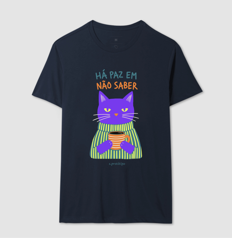 Camiseta Há Paz em Não Saber - Imagem 6
