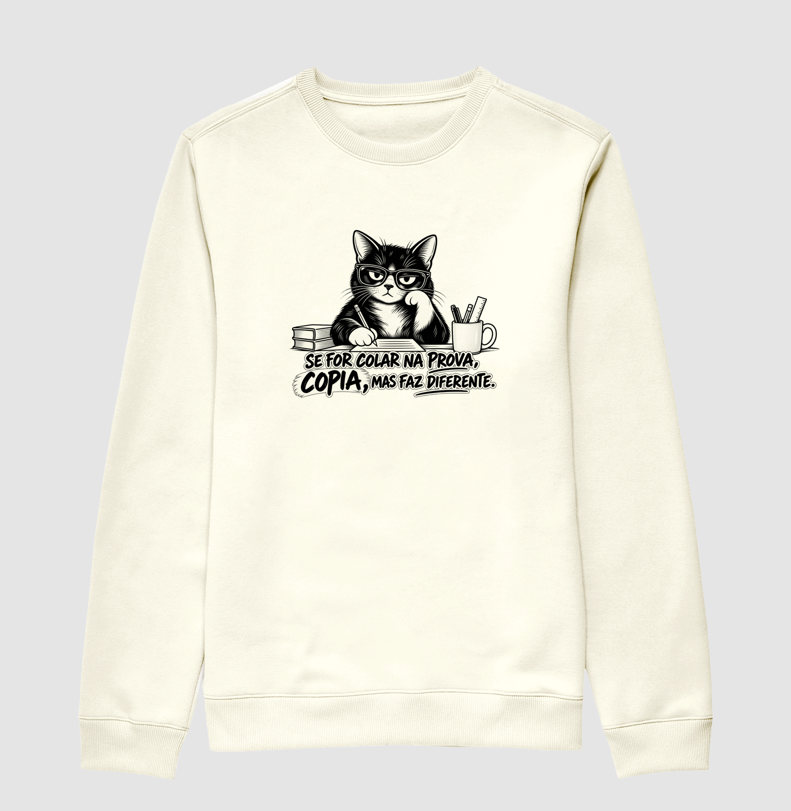 Se for colar na prova, copia, mas faz diferente - gato - Imagem 2