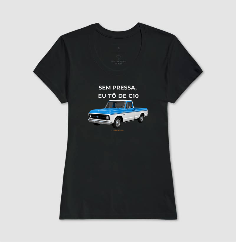 Sem pressa, eu tô de C10 - azul e branca - Imagem 3
