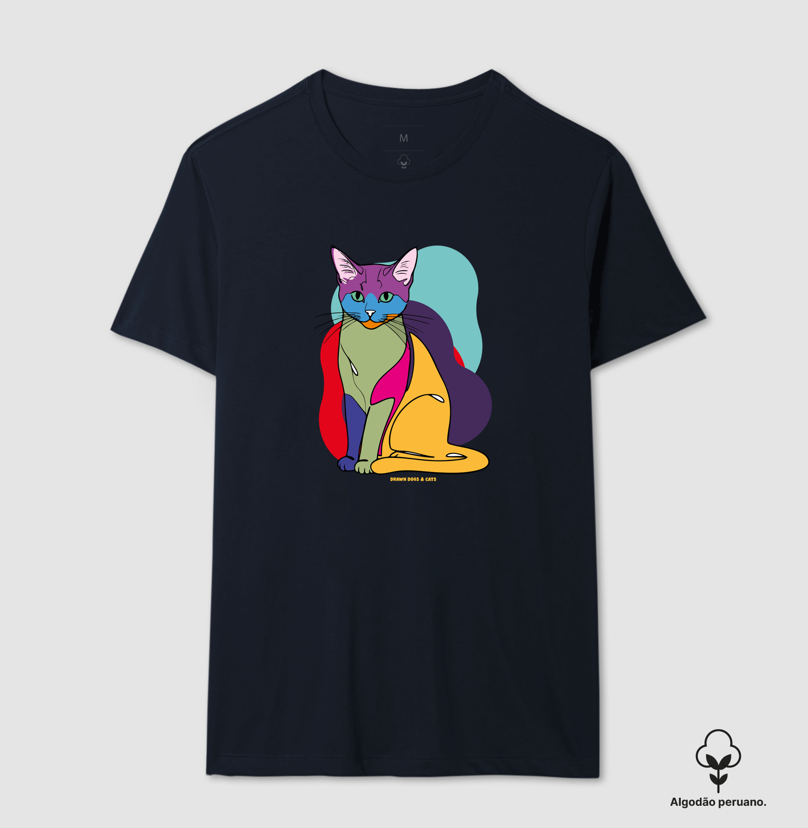 Gato e fundo coloridos - Imagem 4