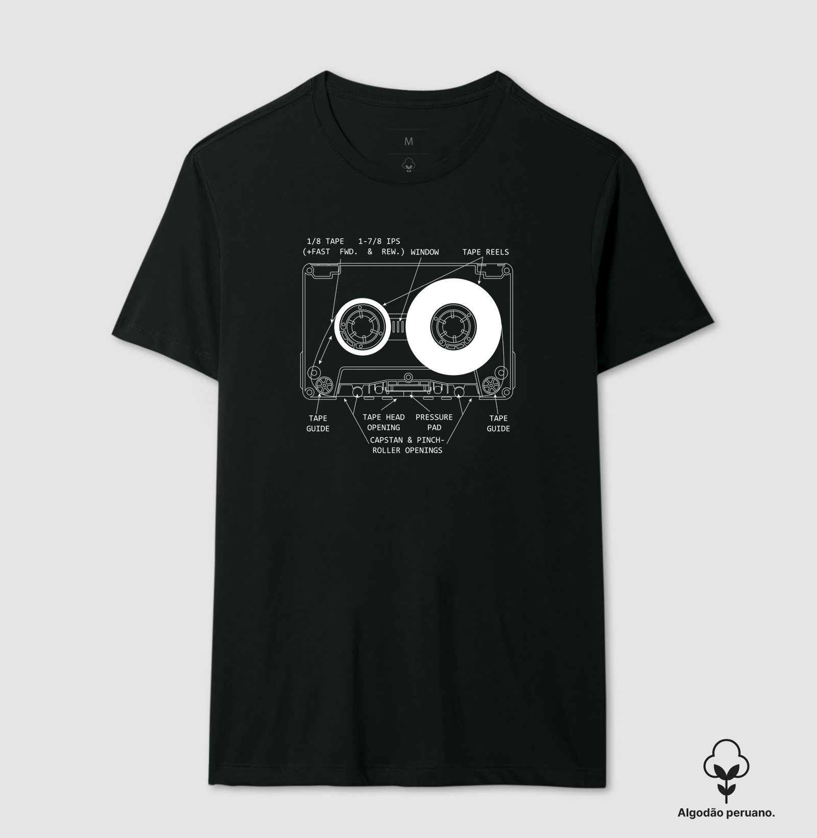 Camiseta Algodão Peruano Anatomia de uma Fita K7 - Imagem 2