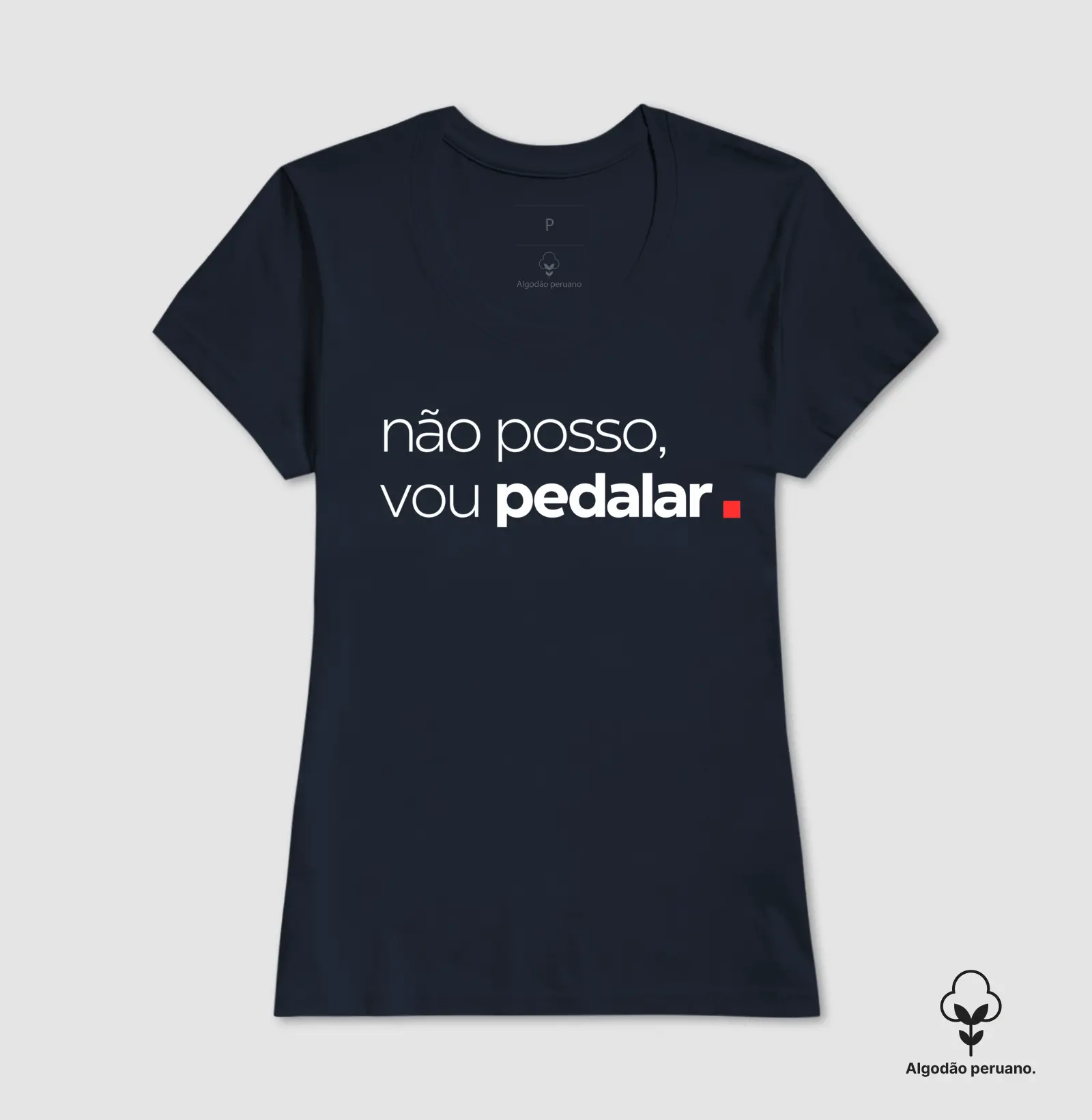 Camiseta Não Posso, vou Pedalar. - Imagem 3