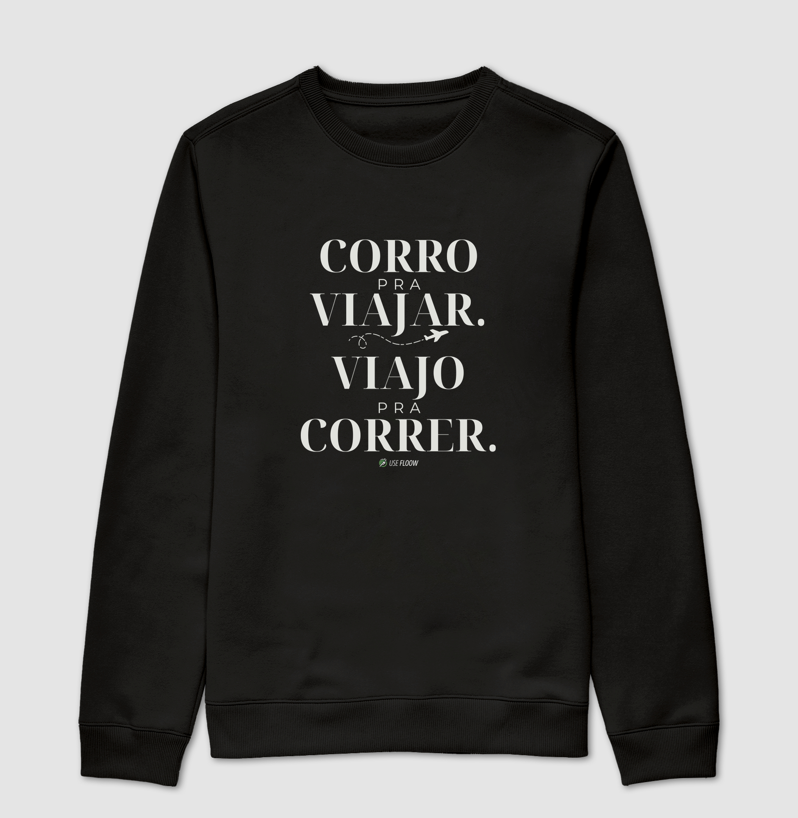 Moletom Corrida - Corro Para Viajar. Viajo Para Correr. - Imagem 4