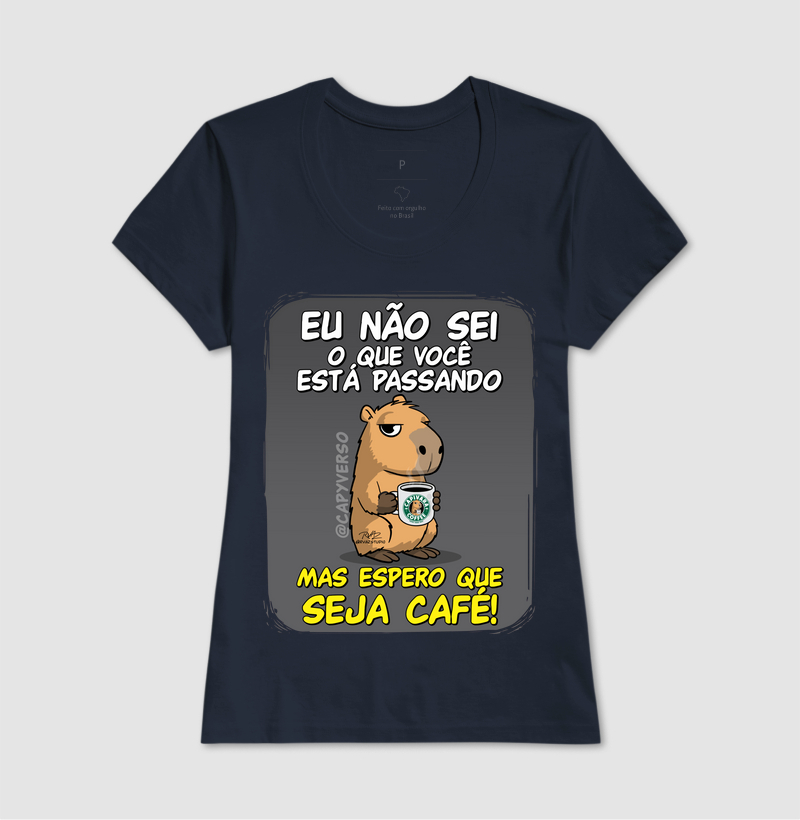 Camiseta Capivara Seja Café - Imagem 7