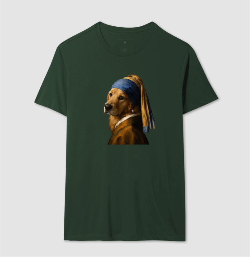 Golden com brinco de pérola - Imagem 12